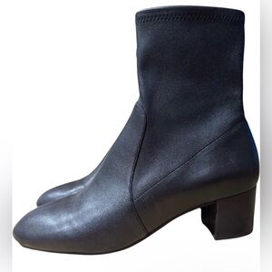 STUART WEITZMAN  leather pull on sock boot - 9.5